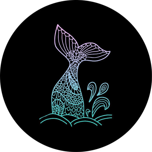 Mermaid Mandala Tail-duckduckjeep-offroad-wrangler-gladiator-3d-jeep duck-custom duck-Jeep-The Quacktory-Fun Jeep Ducks-Ducks4Jeep