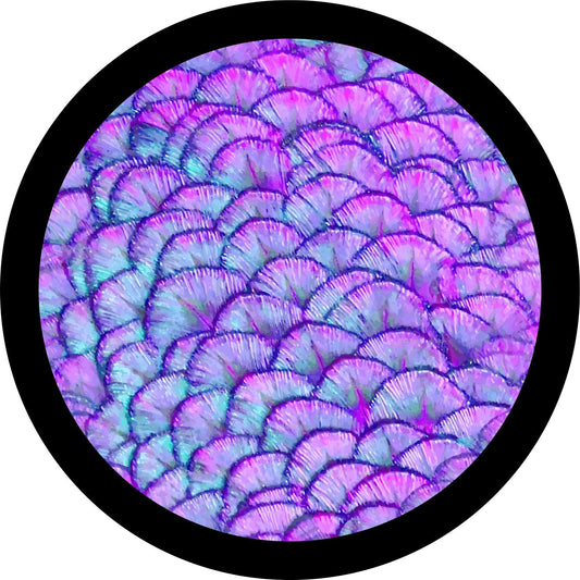 Mermaid Scales Iridescent Purple-duckduckjeep-offroad-wrangler-gladiator-3d-jeep duck-custom duck-Jeep-The Quacktory-Fun Jeep Ducks-Ducks4Jeep