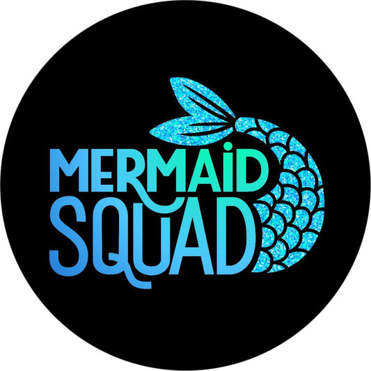 Mermaid Squad & Mermaid Tail Spare Tire Cover for RV, Jeep, Bronco, Camper, & More-duckduckjeep-offroad-wrangler-gladiator-3d-jeep duck-custom duck-Jeep-The Quacktory-Fun Jeep Ducks-Ducks4Jeep