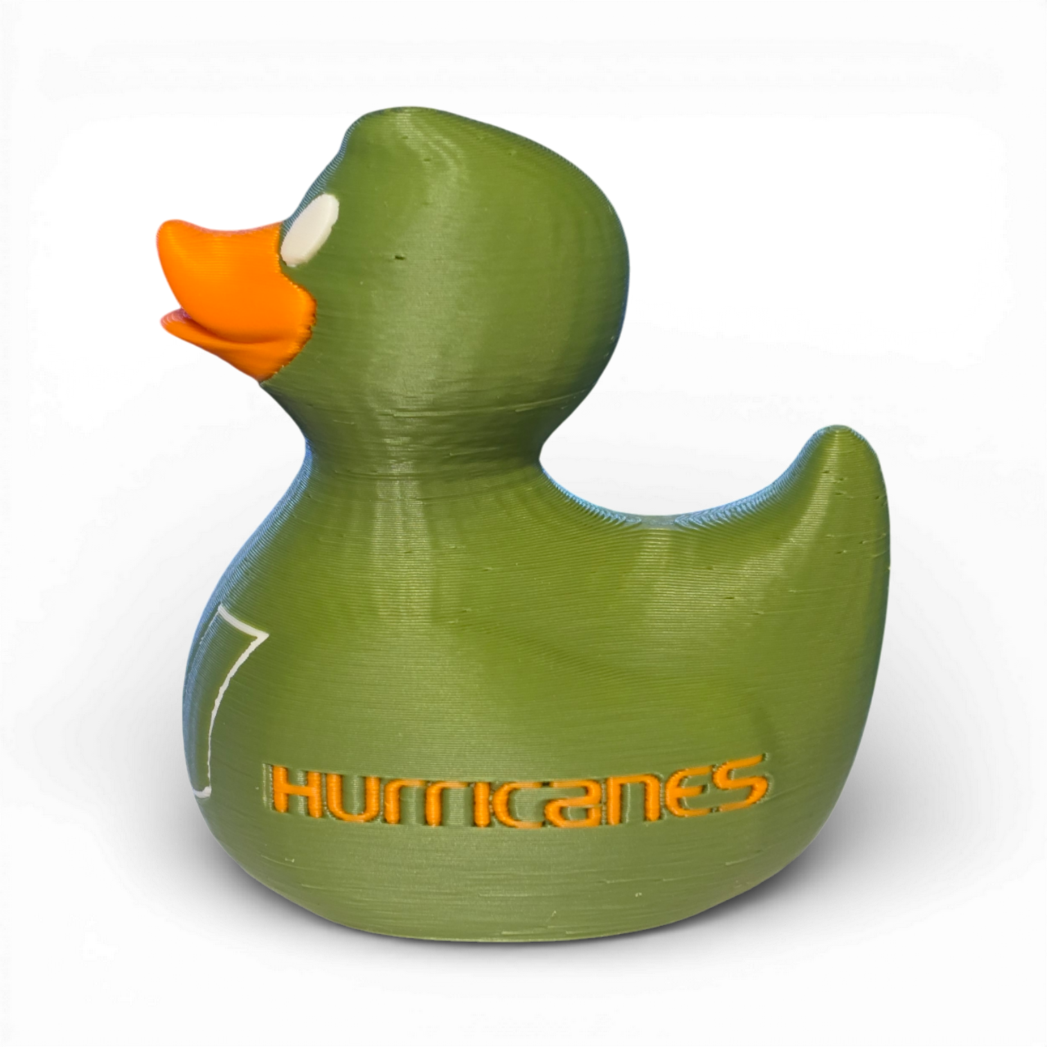 Miami Hurricanes Duck-duckduckjeep-offroad-wrangler-gladiator-3d-jeep duck-custom duck-Jeep-The Quacktory-Fun Jeep Ducks-Ducks4Jeep