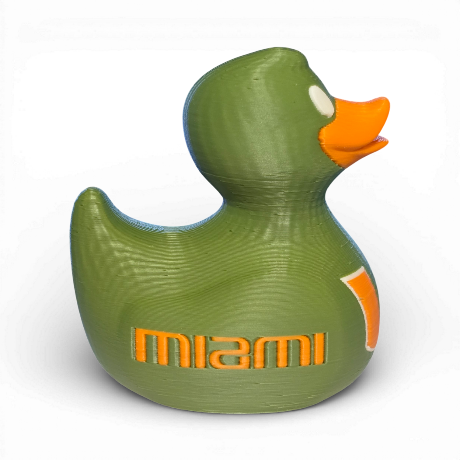 Miami Hurricanes Duck-duckduckjeep-offroad-wrangler-gladiator-3d-jeep duck-custom duck-Jeep-The Quacktory-Fun Jeep Ducks-Ducks4Jeep