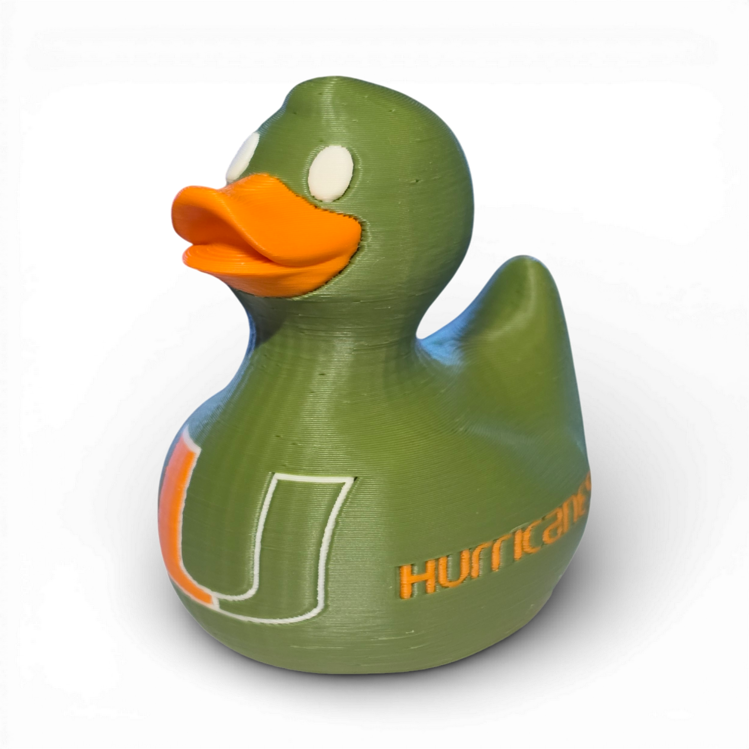 Miami Hurricanes Duck-duckduckjeep-offroad-wrangler-gladiator-3d-jeep duck-custom duck-Jeep-The Quacktory-Fun Jeep Ducks-Ducks4Jeep