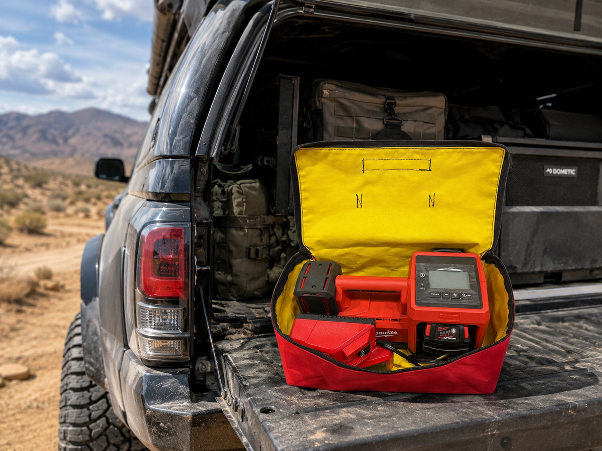 Milwaukee M18 Inflator Carrying Bag-duckduckjeep-offroad-wrangler-gladiator-3d-jeep duck-custom duck-Jeep-The Quacktory-Fun Jeep Ducks-Ducks4Jeep