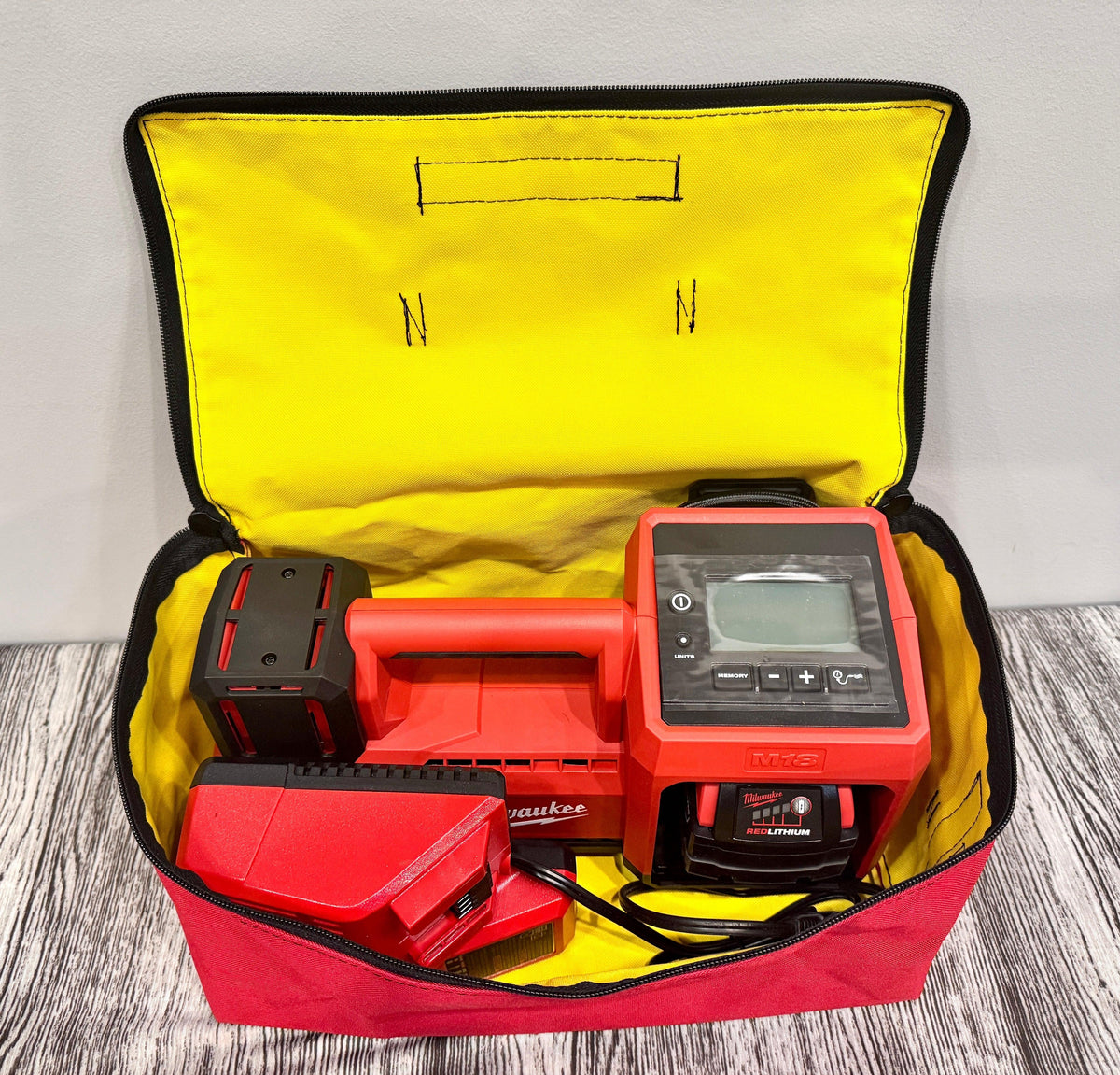 Milwaukee M18 Inflator Carrying Bag-duckduckjeep-offroad-wrangler-gladiator-3d-jeep duck-custom duck-Jeep-The Quacktory-Fun Jeep Ducks-Ducks4Jeep