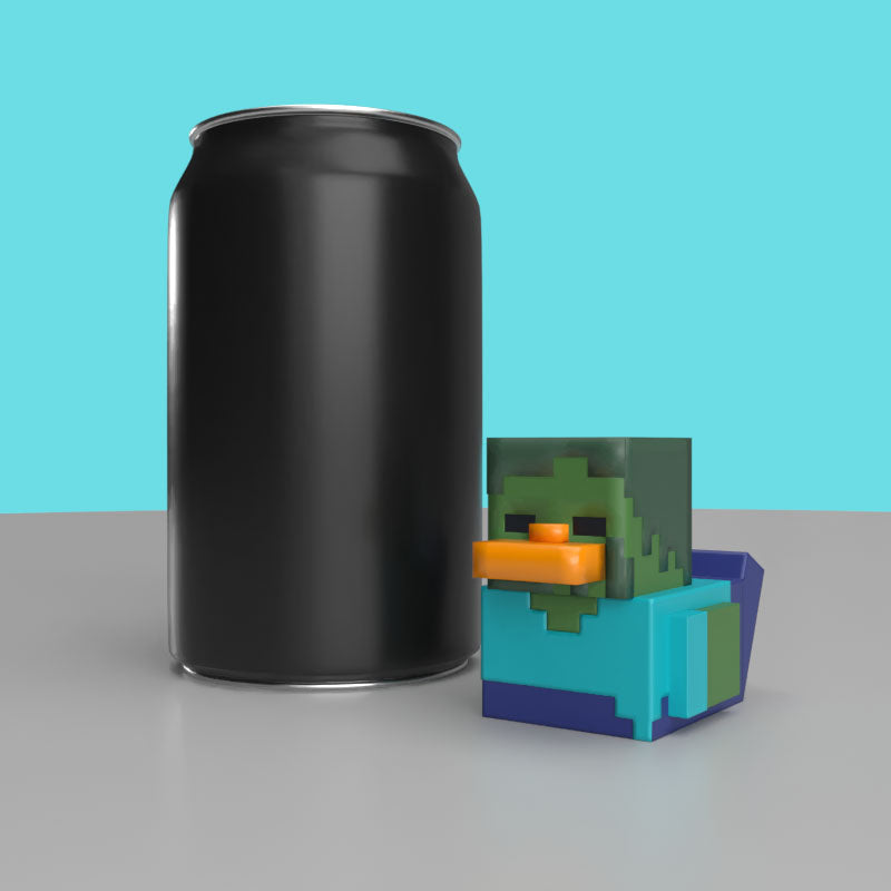 Minecraft: Zombie TUBBZ (Mini Edition)-duckduckjeep-offroad-wrangler-gladiator-3d-jeep duck-custom duck-Jeep-The Quacktory-Fun Jeep Ducks-Ducks4Jeep