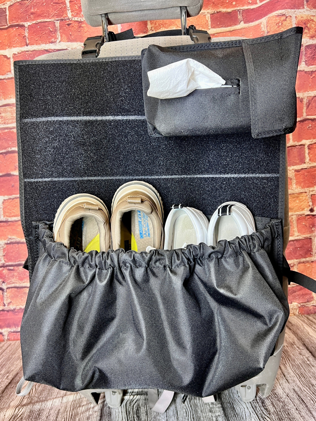 Modular Velcro - Shoe Organizer Pouch-duckduckjeep-offroad-wrangler-gladiator-3d-jeep duck-custom duck-Jeep-The Quacktory-Fun Jeep Ducks-Ducks4Jeep