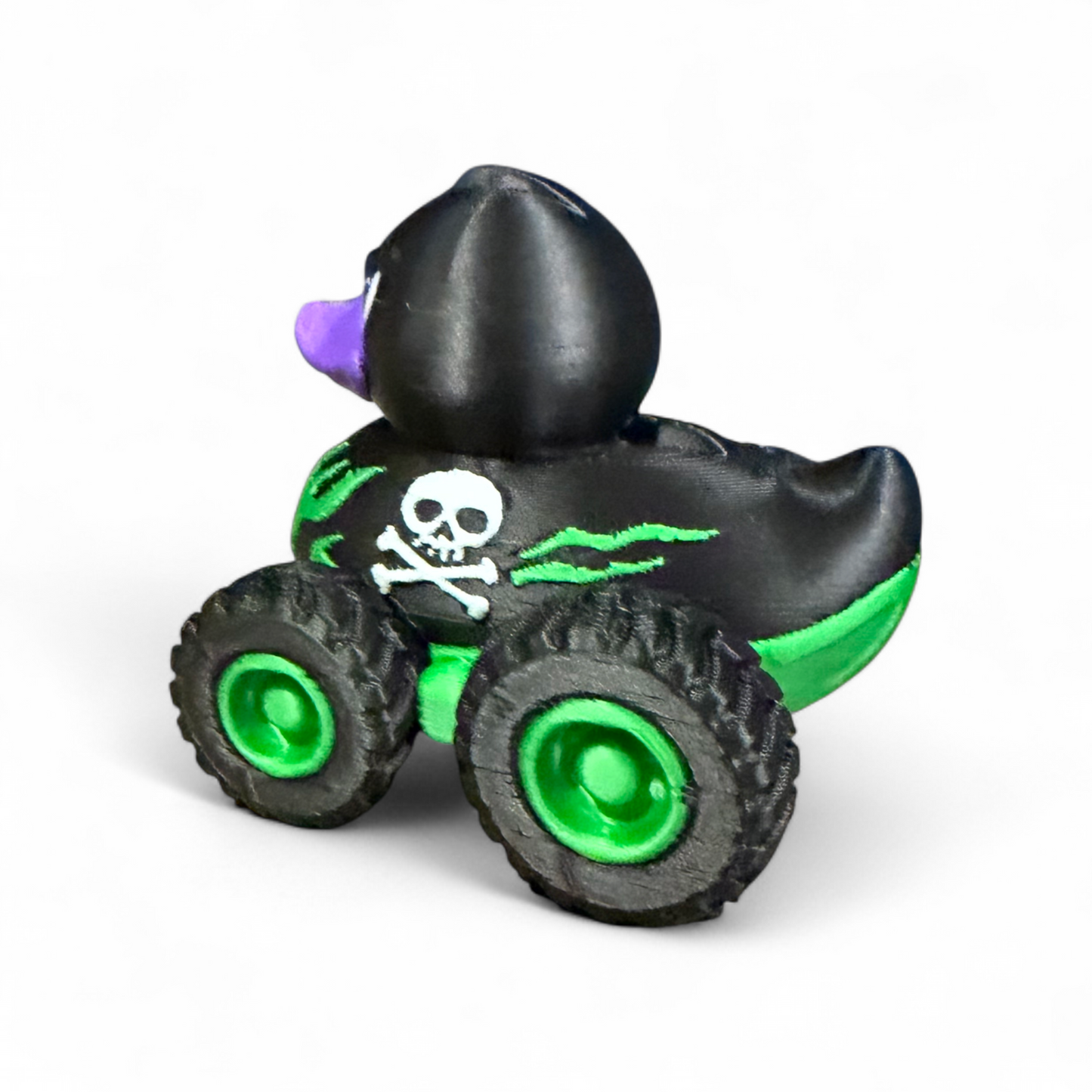 Monster Truck Duck - 3D Printed Collectible Duck for Dashboard Display