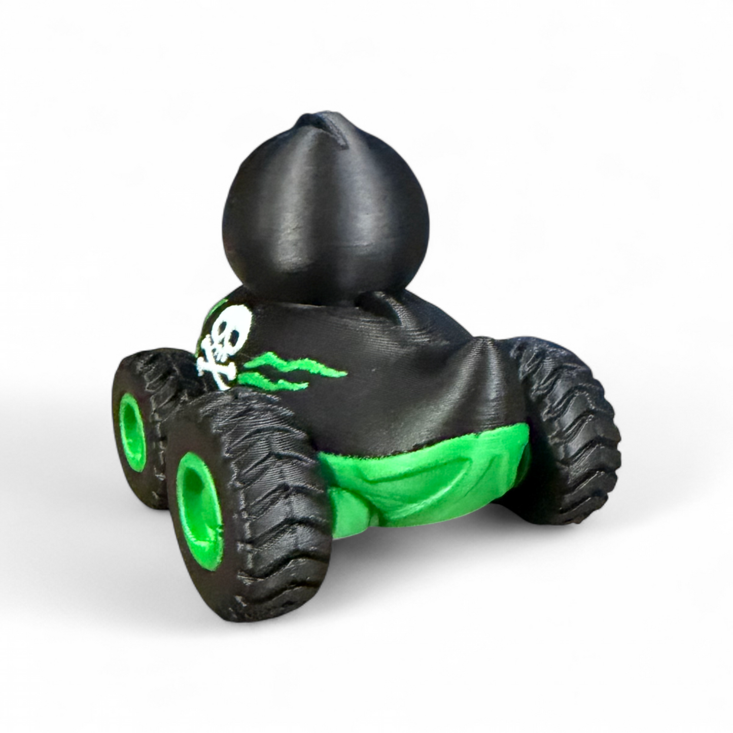 Monster Truck Duck - 3D Printed Collectible Duck for Dashboard Display