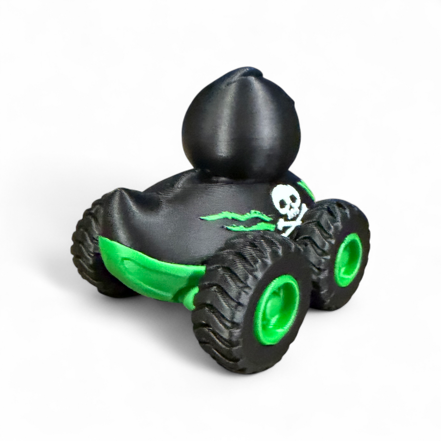 Monster Truck Duck - 3D Printed Collectible Duck for Dashboard Display