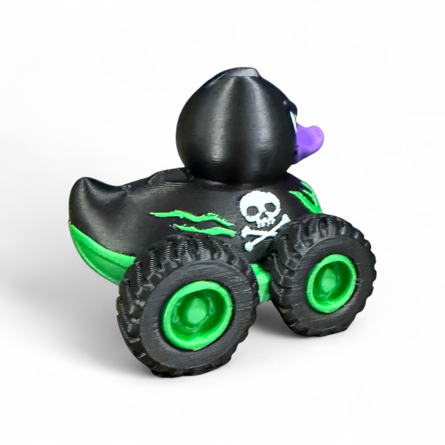 Monster Truck Duck - 3D Printed Collectible Duck for Dashboard Display