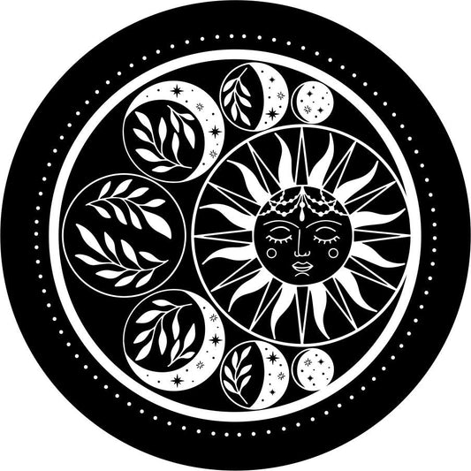 Moon Phase Around the Sun-duckduckjeep-offroad-wrangler-gladiator-3d-jeep duck-custom duck-Jeep-The Quacktory-Fun Jeep Ducks-Ducks4Jeep