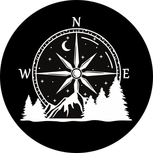 Mountain Compass Spare Tire Cover for Jeep, Bronco, Camper, RV, Van, & More-duckduckjeep-offroad-wrangler-gladiator-3d-jeep duck-custom duck-Jeep-The Quacktory-Fun Jeep Ducks-Ducks4Jeep
