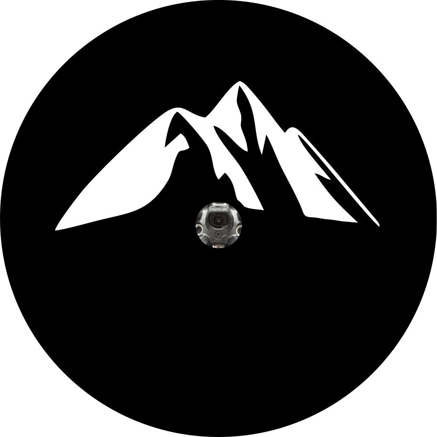 Mountain Silhouette Spare Tire Cover for RV, Camper, Motorcoach, Jeep, Bronco, Vans, Trailers, & More-duckduckjeep-offroad-wrangler-gladiator-3d-jeep duck-custom duck-Jeep-The Quacktory-Fun Jeep Ducks-Ducks4Jeep