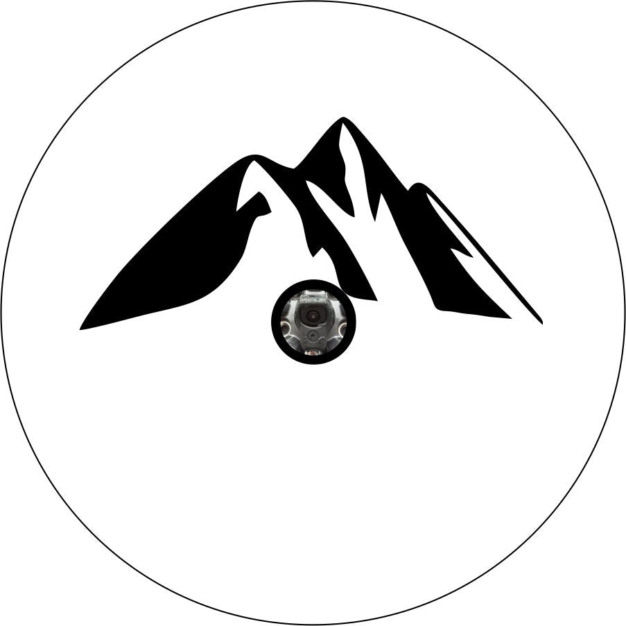 Mountain Silhouette Spare Tire Cover for RV, Camper, Motorcoach, Jeep, Bronco, Vans, Trailers, & More-duckduckjeep-offroad-wrangler-gladiator-3d-jeep duck-custom duck-Jeep-The Quacktory-Fun Jeep Ducks-Ducks4Jeep