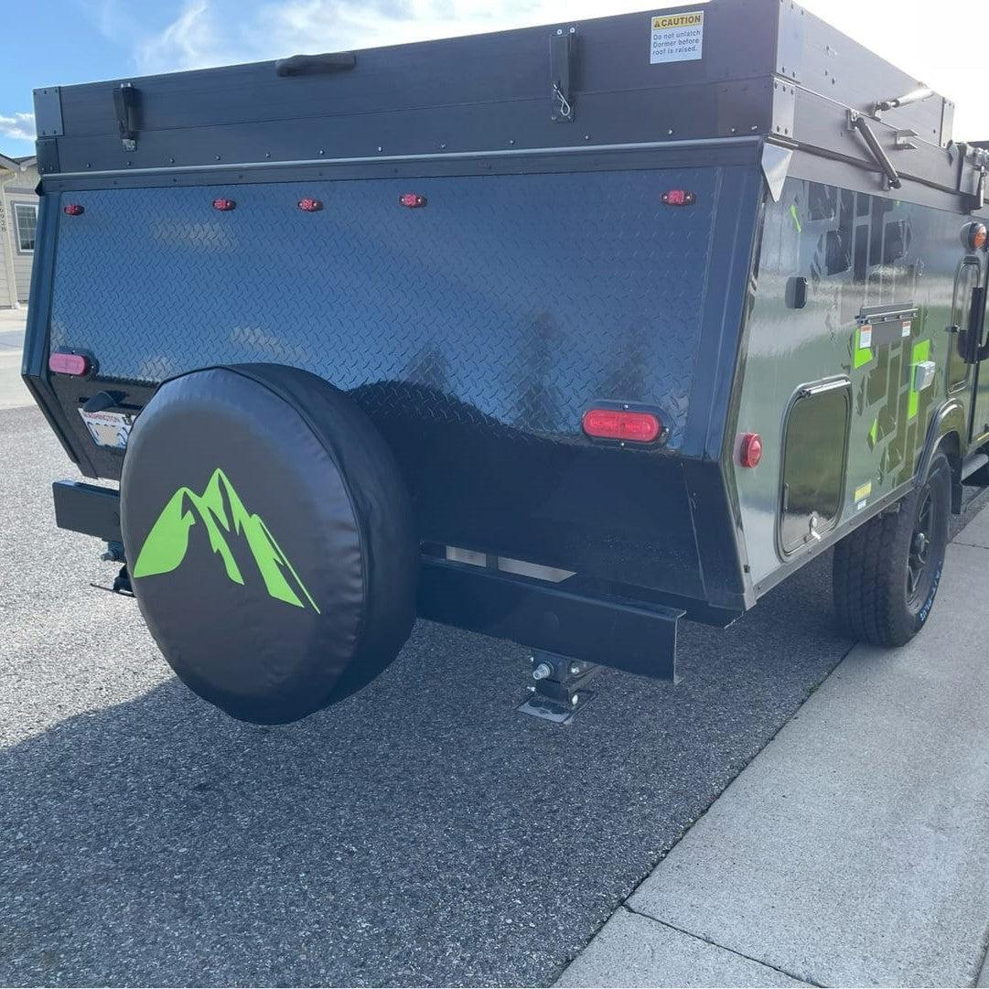 Mountain Silhouette Spare Tire Cover for RV, Camper, Motorcoach, Jeep, Bronco, Vans, Trailers, & More-duckduckjeep-offroad-wrangler-gladiator-3d-jeep duck-custom duck-Jeep-The Quacktory-Fun Jeep Ducks-Ducks4Jeep