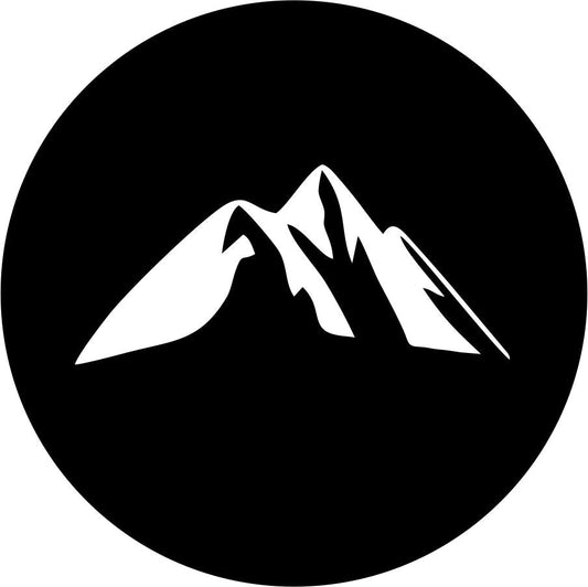 Mountain Silhouette Spare Tire Cover for RV, Camper, Motorcoach, Jeep, Bronco, Vans, Trailers, & More-duckduckjeep-offroad-wrangler-gladiator-3d-jeep duck-custom duck-Jeep-The Quacktory-Fun Jeep Ducks-Ducks4Jeep