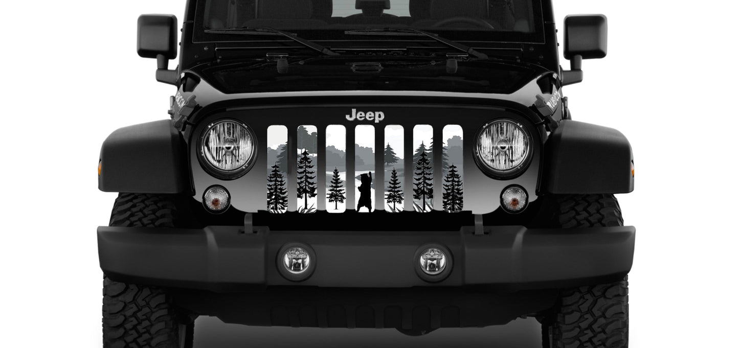 Mountain Bear Grille Insert