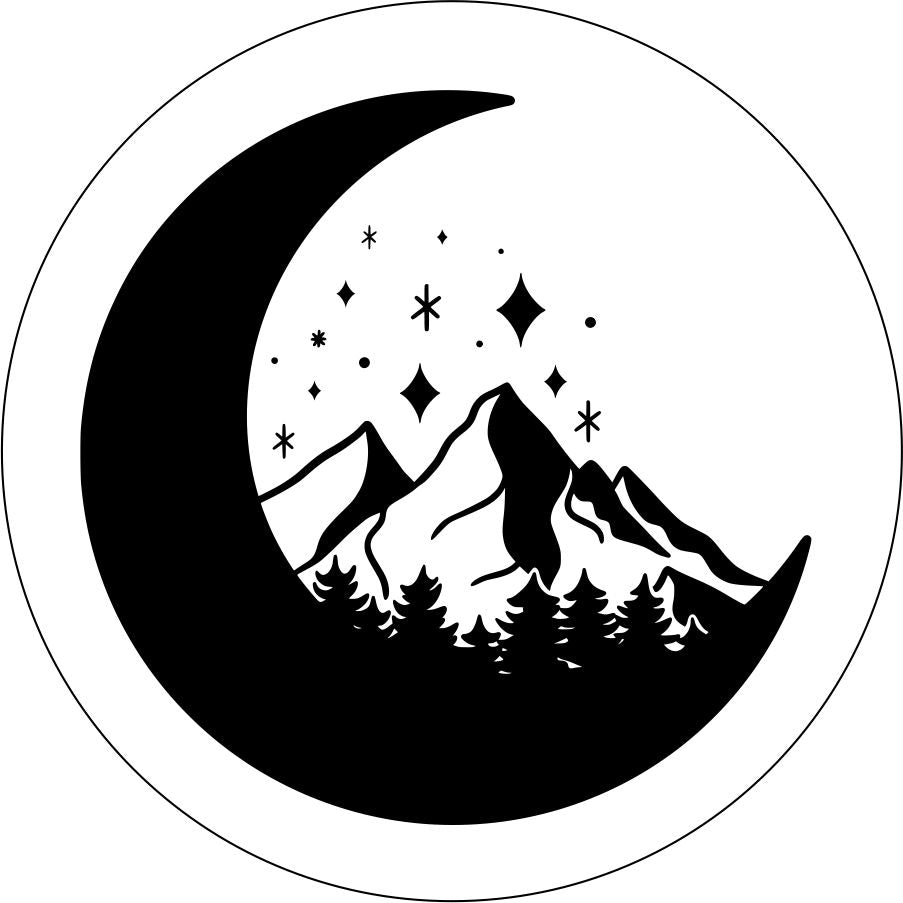 Mountains Inside the Crescent Moon-duckduckjeep-offroad-wrangler-gladiator-3d-jeep duck-custom duck-Jeep-The Quacktory-Fun Jeep Ducks-Ducks4Jeep