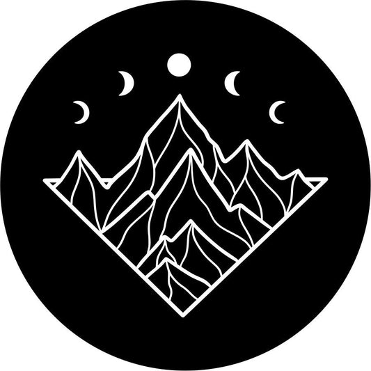 Mountains with Moon Phases-duckduckjeep-offroad-wrangler-gladiator-3d-jeep duck-custom duck-Jeep-The Quacktory-Fun Jeep Ducks-Ducks4Jeep