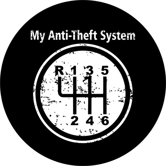 My Anti-Theft System Manual Transmission Stick Shift - Spare Tire Cover for Jeep, Bronco, & More-duckduckjeep-offroad-wrangler-gladiator-3d-jeep duck-custom duck-Jeep-The Quacktory-Fun Jeep Ducks-Ducks4Jeep
