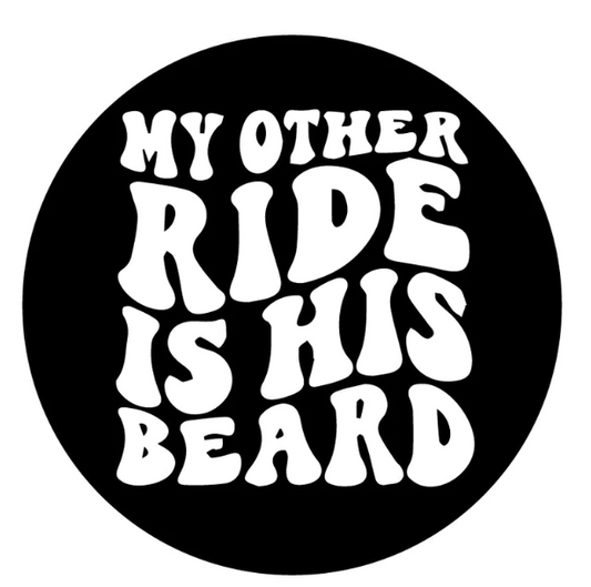 My Other Ride Is His Beard Spare Tire Cover-duckduckjeep-offroad-wrangler-gladiator-3d-jeep duck-custom duck-Jeep-The Quacktory-Fun Jeep Ducks-Ducks4Jeep