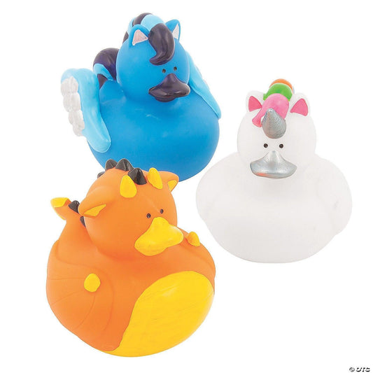 Mythical Creatures Rubber Ducks, 4", Pack of 6-duckduckjeep-offroad-wrangler-gladiator-3d-jeep duck-custom duck-Jeep-The Quacktory-Fun Jeep Ducks-Ducks4Jeep