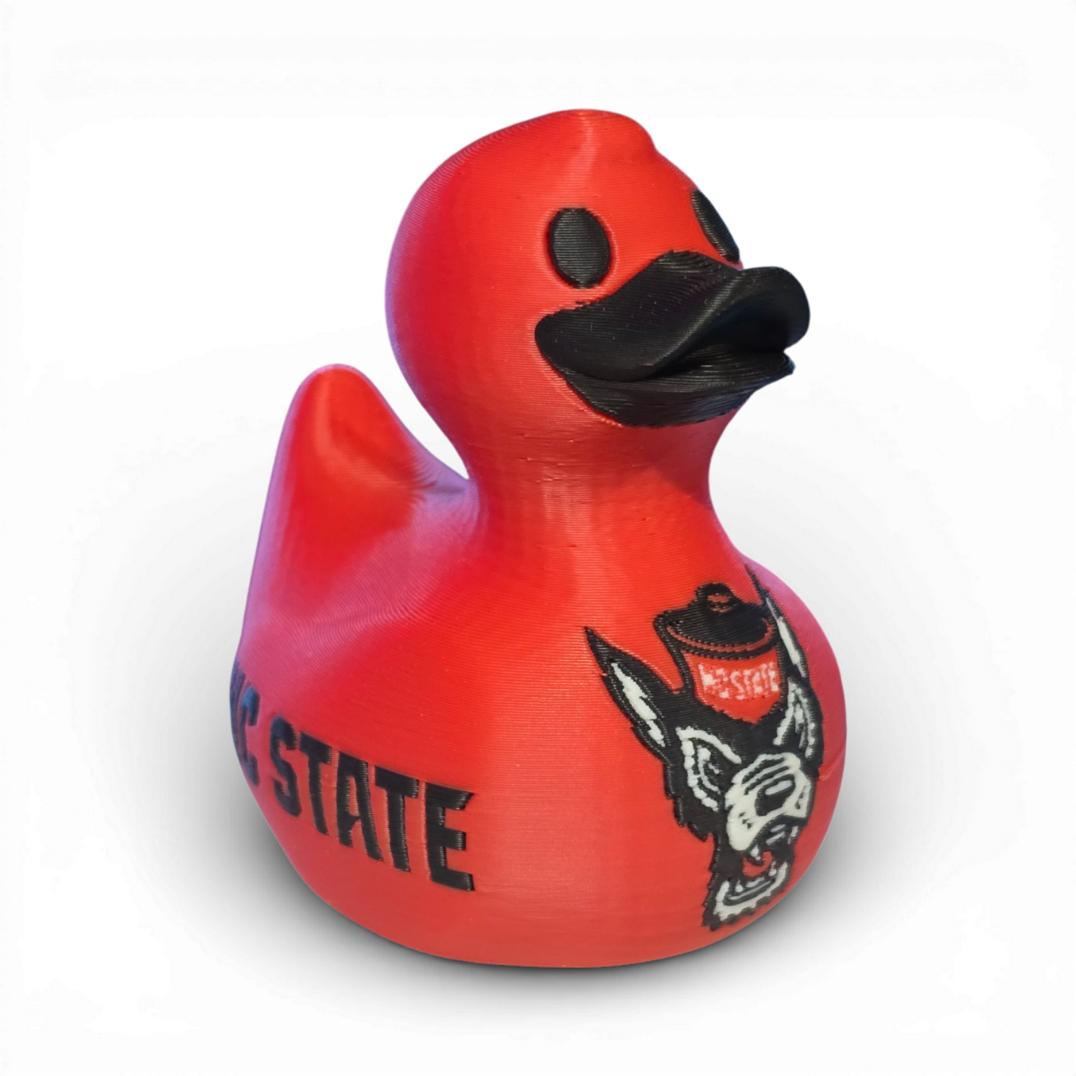 NC State Wolfpack Duck-duckduckjeep-offroad-wrangler-gladiator-3d-jeep duck-custom duck-Jeep-The Quacktory-Fun Jeep Ducks-Ducks4Jeep