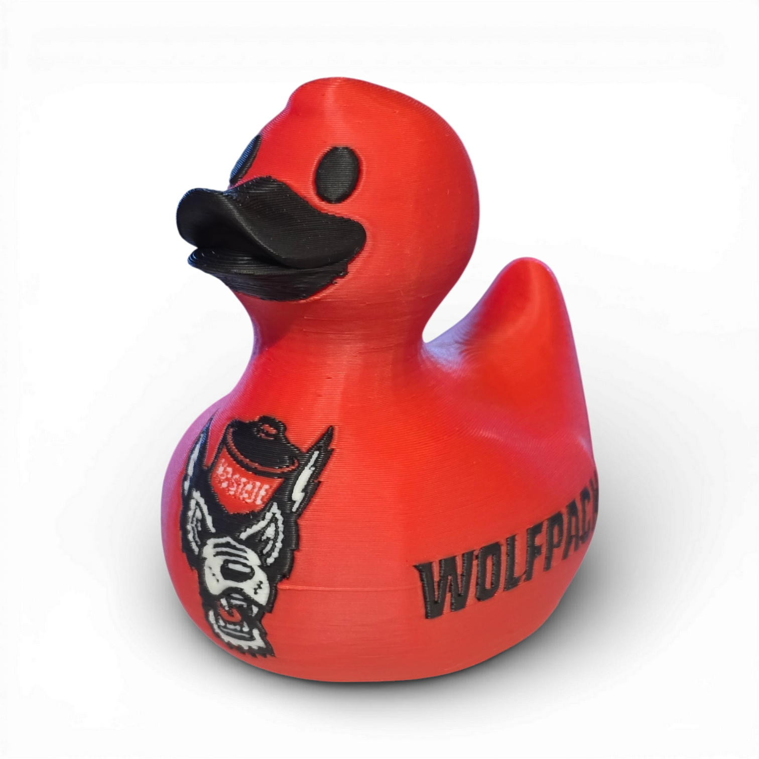NC State Wolfpack Duck-duckduckjeep-offroad-wrangler-gladiator-3d-jeep duck-custom duck-Jeep-The Quacktory-Fun Jeep Ducks-Ducks4Jeep
