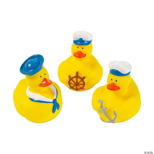 Nautical Rubber Ducks - by the dozen-duckduckjeep-offroad-wrangler-gladiator-3d-jeep duck-custom duck-Jeep-The Quacktory-Fun Jeep Ducks-Ducks4Jeep