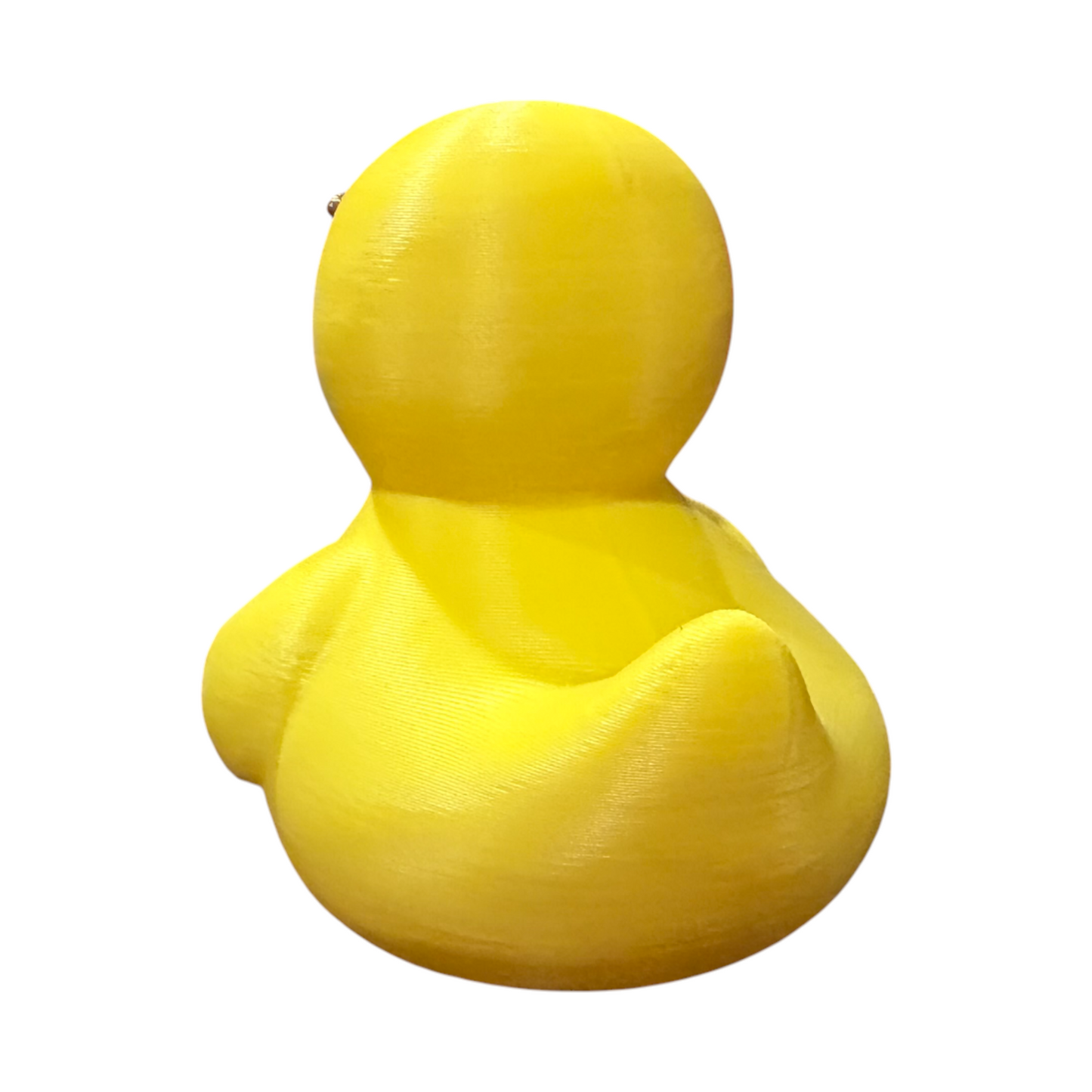 No Quacks Given Duck - 3D Printed Blue PLA Duck - Mini Collectible - Desk Decor