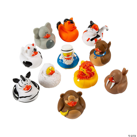 Noah's Ark Rubber Ducks, 21 pack-duckduckjeep-offroad-wrangler-gladiator-3d-jeep duck-custom duck-Jeep-The Quacktory-Fun Jeep Ducks-Ducks4Jeep