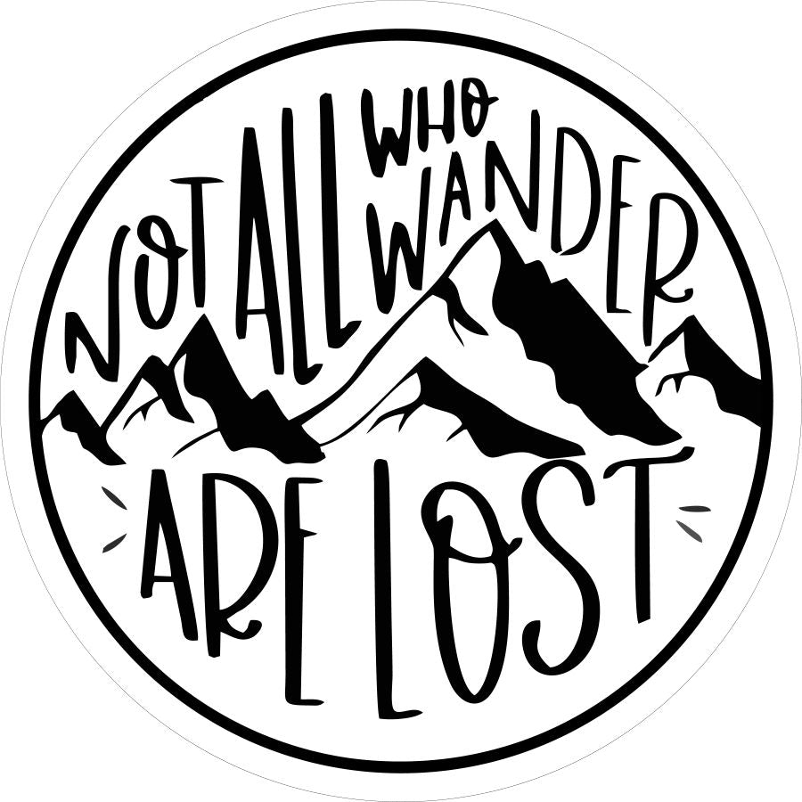 Not All Who Wander Are Lost Mountain Landscape-duckduckjeep-offroad-wrangler-gladiator-3d-jeep duck-custom duck-Jeep-The Quacktory-Fun Jeep Ducks-Ducks4Jeep