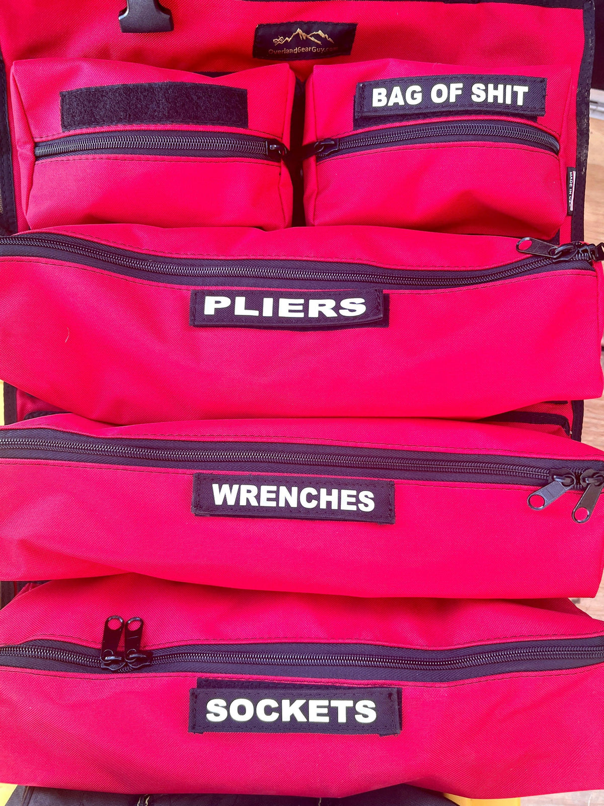 OGG Tool Roll - Tool Wrap Detachable Pockets-duckduckjeep-offroad-wrangler-gladiator-3d-jeep duck-custom duck-Jeep-The Quacktory-Fun Jeep Ducks-Ducks4Jeep