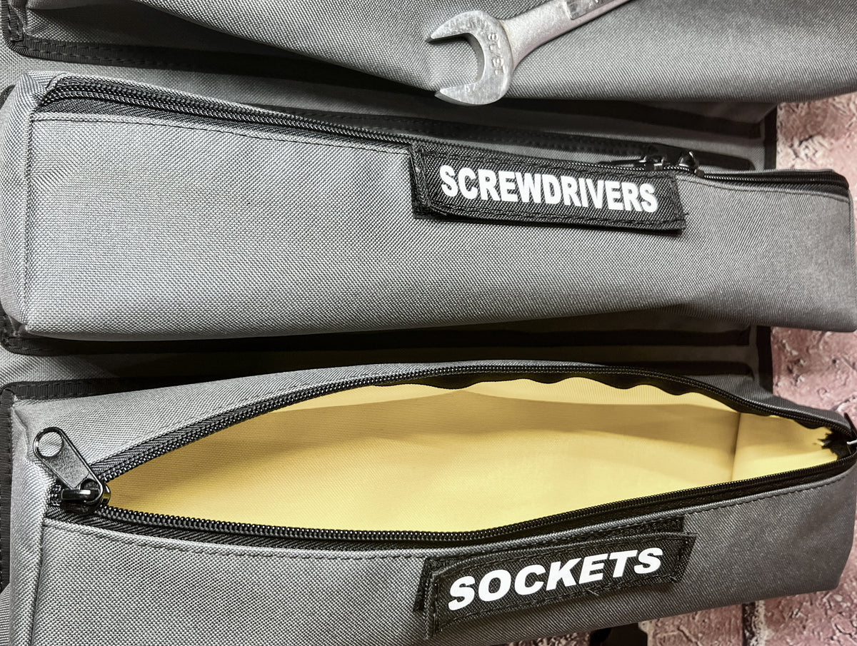 OGG Tool Roll - Tool Wrap Detachable Pockets-duckduckjeep-offroad-wrangler-gladiator-3d-jeep duck-custom duck-Jeep-The Quacktory-Fun Jeep Ducks-Ducks4Jeep