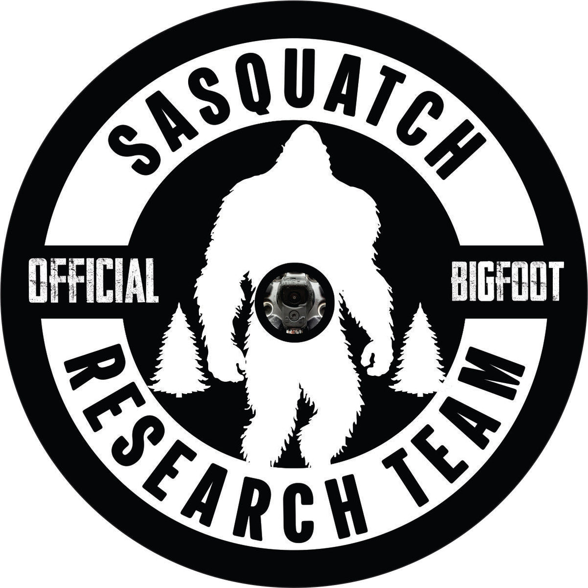 Official Sasquatch Bigfoot Research Team Spare Tire Cover for Jeep, Bronco, RV, Camper, Van, & More-duckduckjeep-offroad-wrangler-gladiator-3d-jeep duck-custom duck-Jeep-The Quacktory-Fun Jeep Ducks-Ducks4Jeep