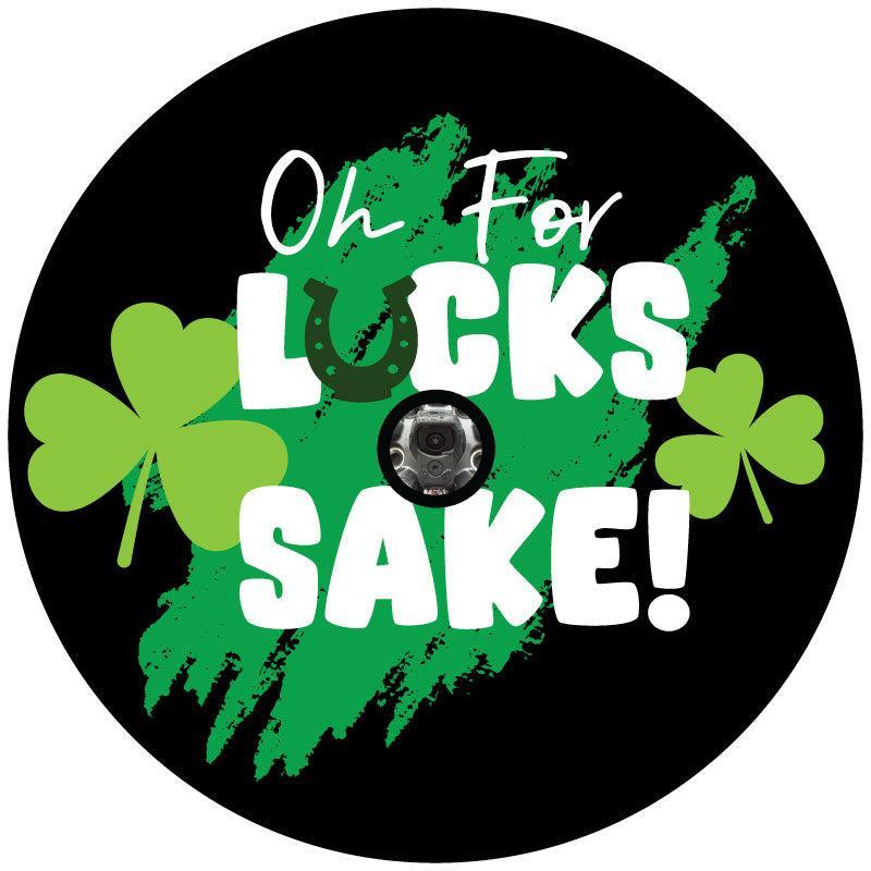 Oh For Lucks Sake Irish Spare Tire Cover for Camper, Jeep, RV, Bronco, Van, Trailers-duckduckjeep-offroad-wrangler-gladiator-3d-jeep duck-custom duck-Jeep-The Quacktory-Fun Jeep Ducks-Ducks4Jeep