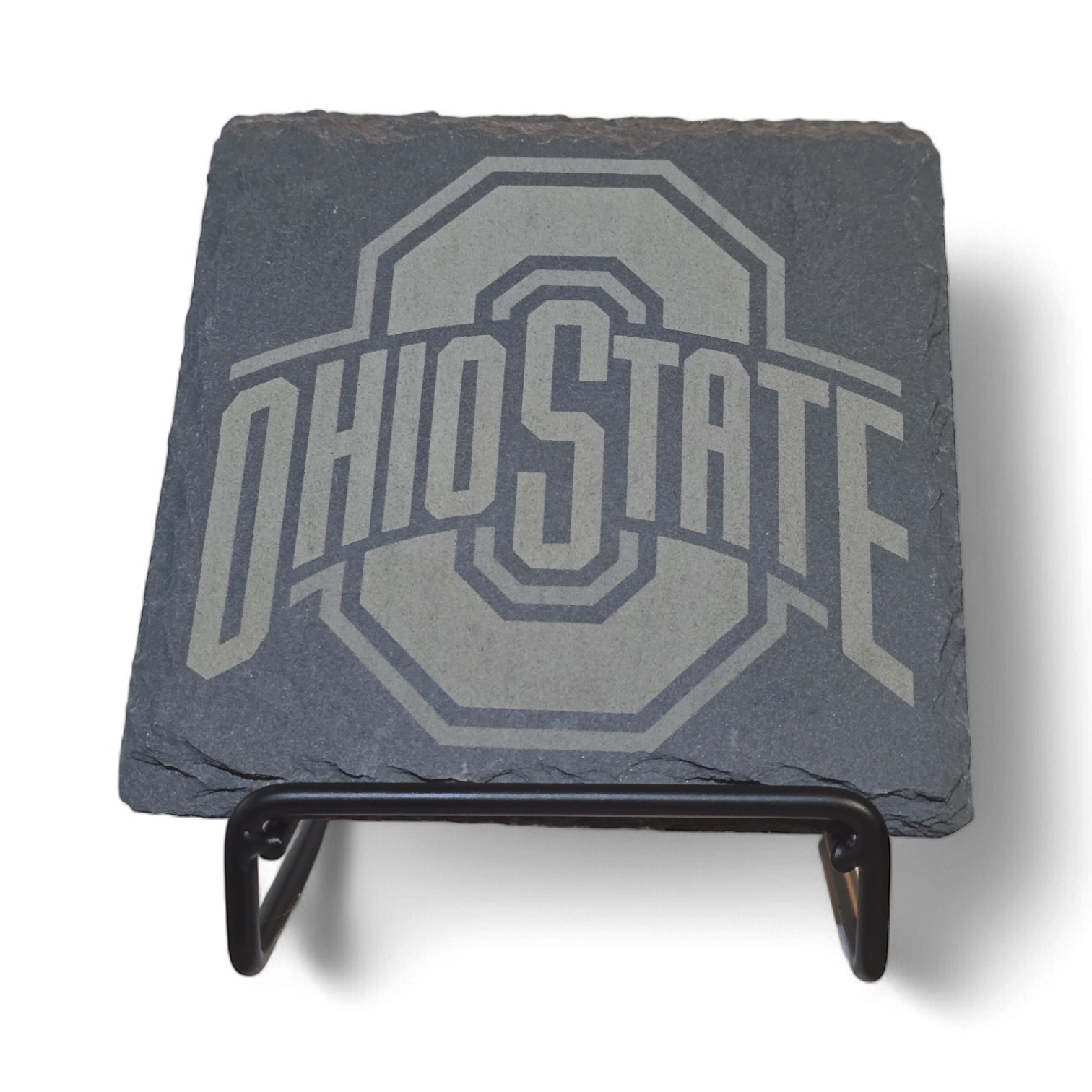 Ohio State Coaster Set of 5 Slate or 4 Wood & Metal-duckduckjeep-offroad-wrangler-gladiator-3d-jeep duck-custom duck-Jeep-The Quacktory-Fun Jeep Ducks-Ducks4Jeep