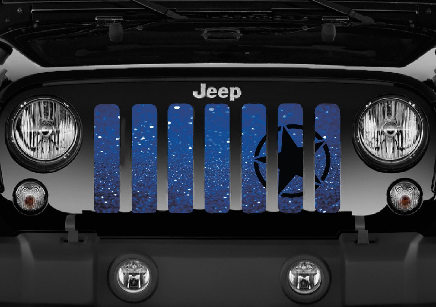 Oscar Mike Royal Blue Grille Insert