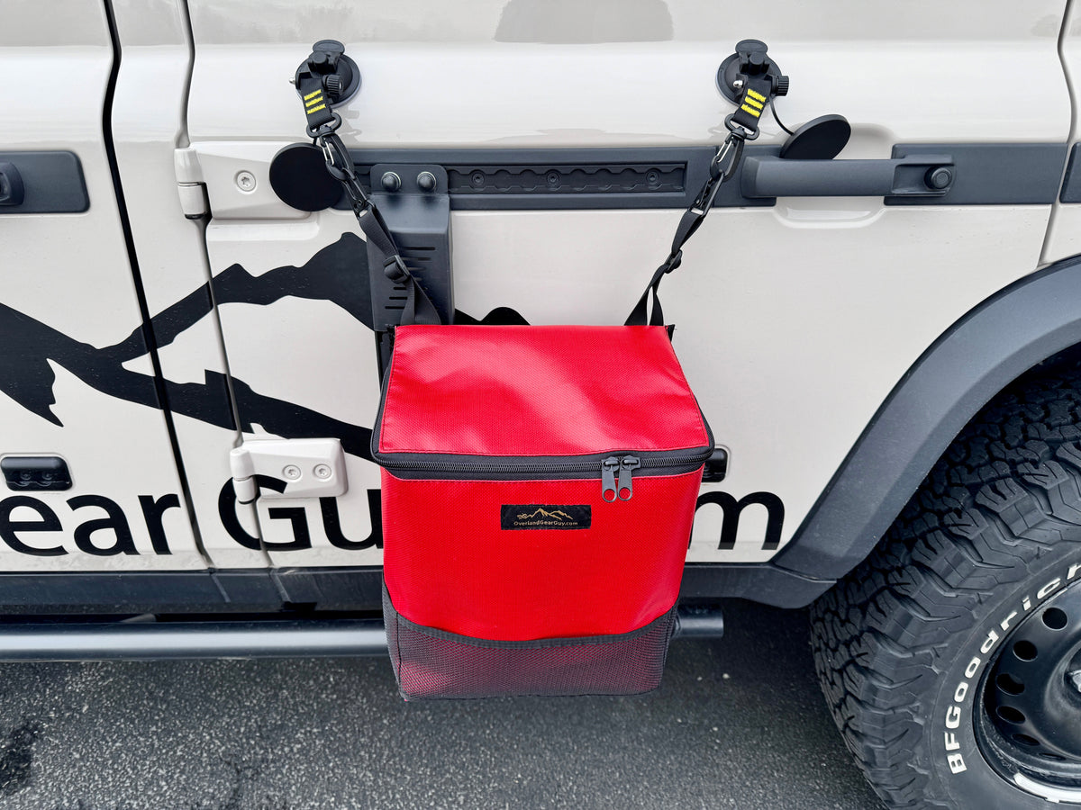 Outside Trash Bag L Track - Suction Cup Mount-duckduckjeep-offroad-wrangler-gladiator-3d-jeep duck-custom duck-Jeep-The Quacktory-Fun Jeep Ducks-Ducks4Jeep