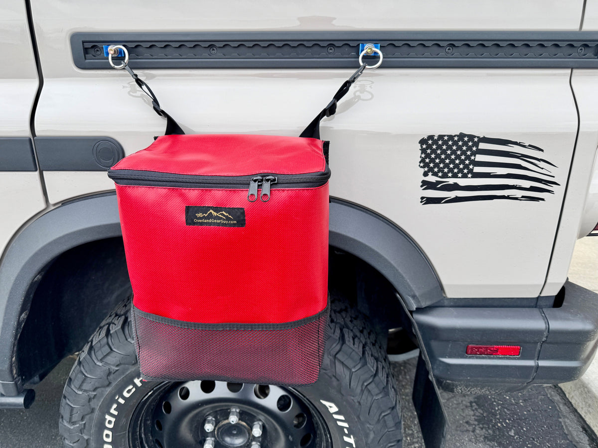 Outside Trash Bag L Track - Suction Cup Mount-duckduckjeep-offroad-wrangler-gladiator-3d-jeep duck-custom duck-Jeep-The Quacktory-Fun Jeep Ducks-Ducks4Jeep
