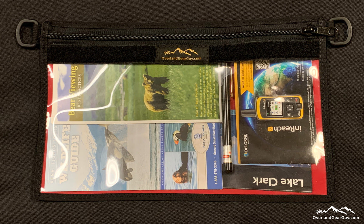 Overland Map & Document Pouch-duckduckjeep-offroad-wrangler-gladiator-3d-jeep duck-custom duck-Jeep-The Quacktory-Fun Jeep Ducks-Ducks4Jeep