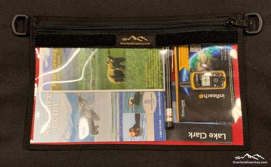 Overland Map & Document Pouch-duckduckjeep-offroad-wrangler-gladiator-3d-jeep duck-custom duck-Jeep-The Quacktory-Fun Jeep Ducks-Ducks4Jeep
