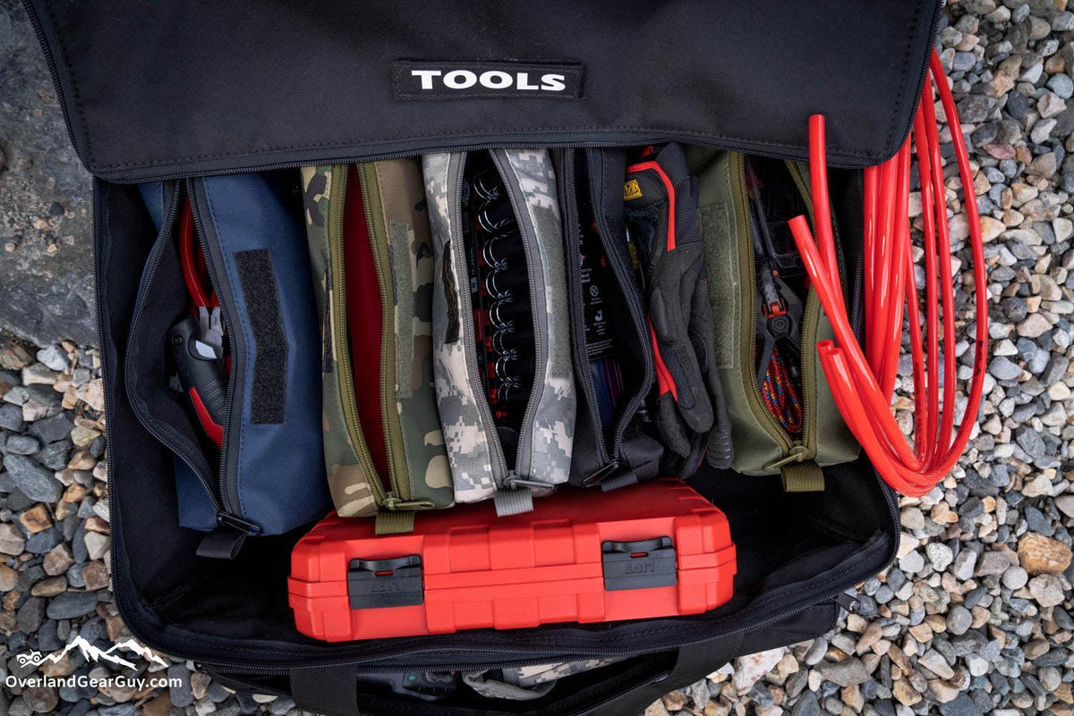 Overland Tool Bag - Complete Set-duckduckjeep-offroad-wrangler-gladiator-3d-jeep duck-custom duck-Jeep-The Quacktory-Fun Jeep Ducks-Ducks4Jeep