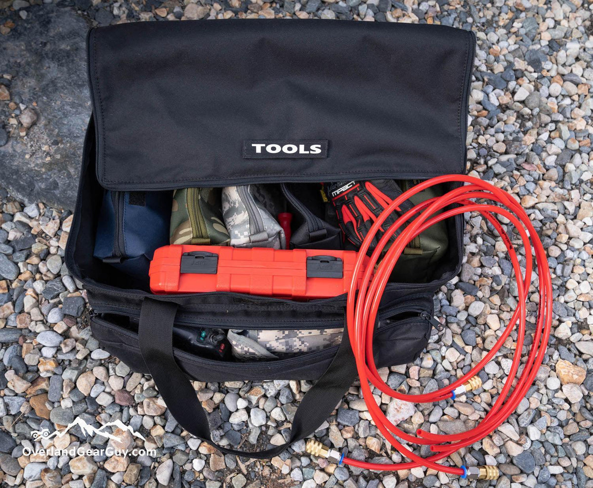 Overland Tool Bag - Complete Set-duckduckjeep-offroad-wrangler-gladiator-3d-jeep duck-custom duck-Jeep-The Quacktory-Fun Jeep Ducks-Ducks4Jeep