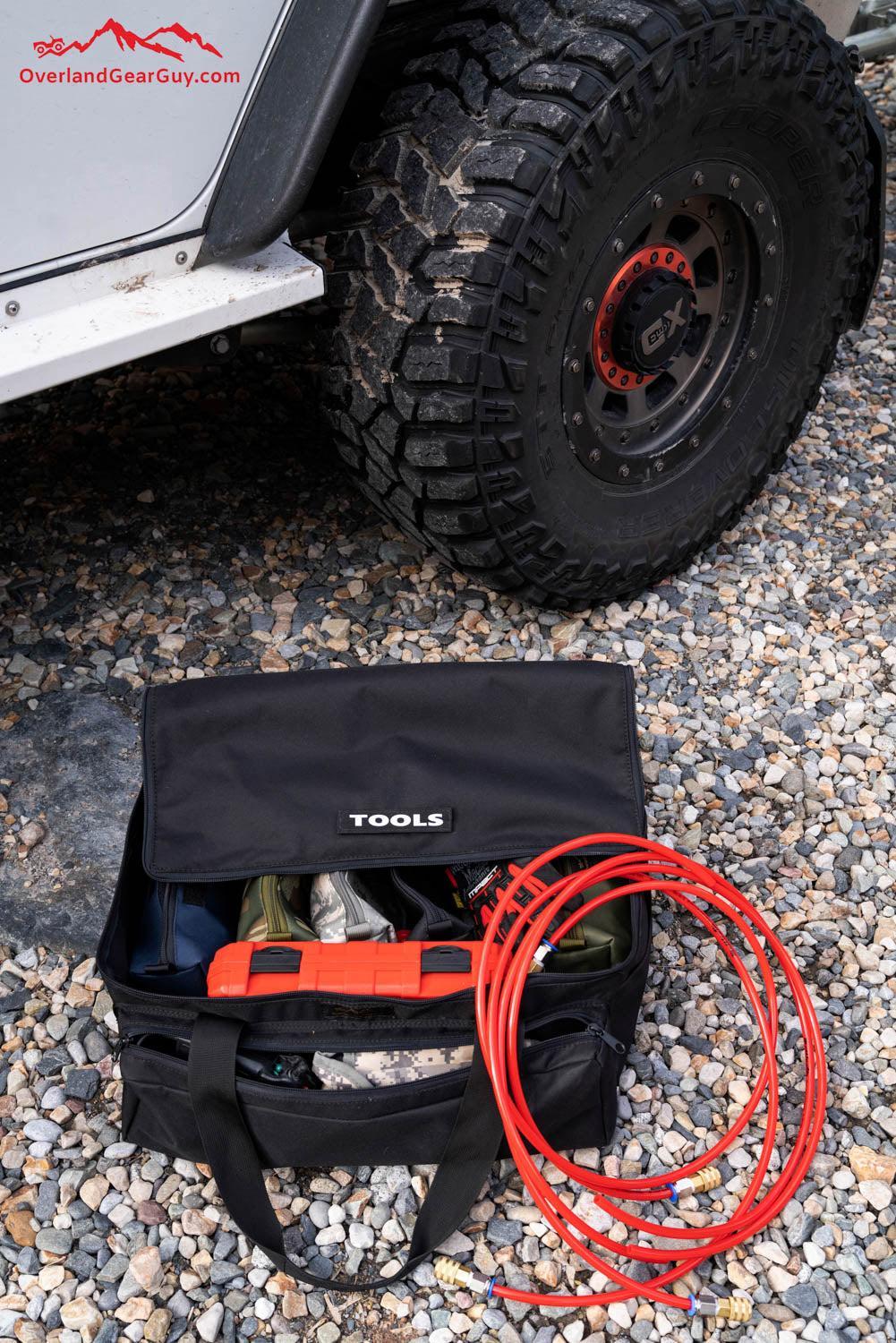 Overland Tool Bag - Complete Set-duckduckjeep-offroad-wrangler-gladiator-3d-jeep duck-custom duck-Jeep-The Quacktory-Fun Jeep Ducks-Ducks4Jeep