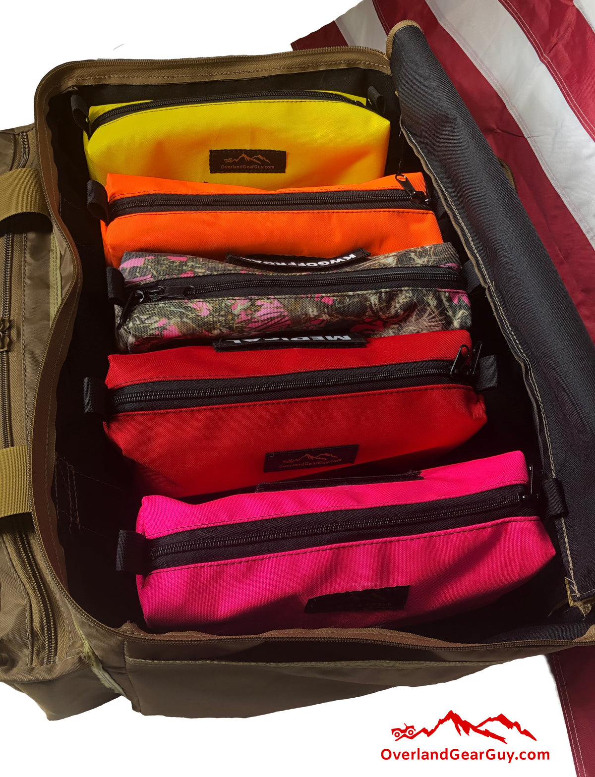 Overland Tool Bag - Complete Set-duckduckjeep-offroad-wrangler-gladiator-3d-jeep duck-custom duck-Jeep-The Quacktory-Fun Jeep Ducks-Ducks4Jeep