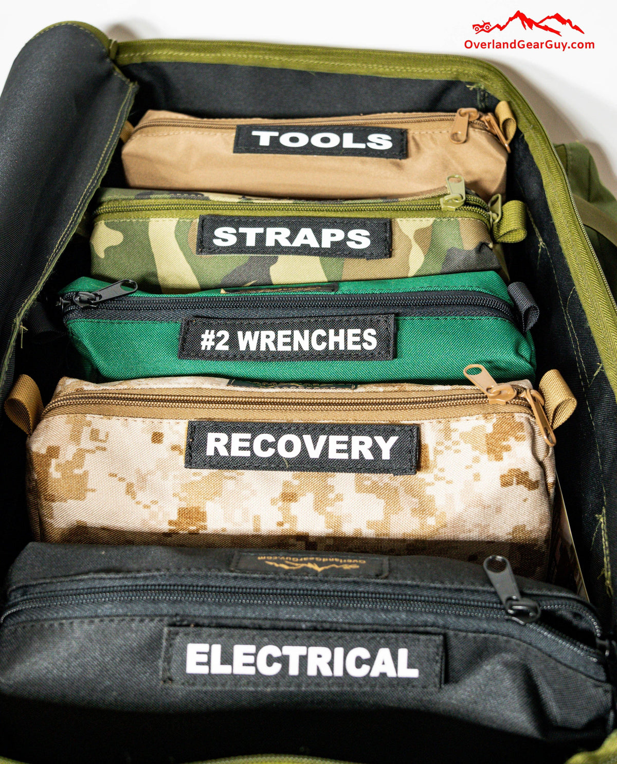 Overland Tool Bag - Complete Set-duckduckjeep-offroad-wrangler-gladiator-3d-jeep duck-custom duck-Jeep-The Quacktory-Fun Jeep Ducks-Ducks4Jeep