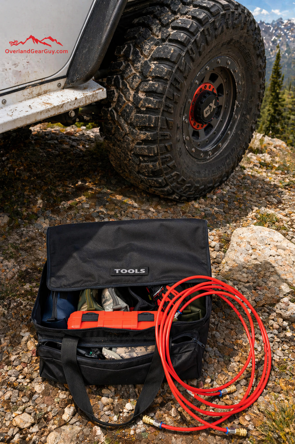 Overland Tool Bag - Complete Set-duckduckjeep-offroad-wrangler-gladiator-3d-jeep duck-custom duck-Jeep-The Quacktory-Fun Jeep Ducks-Ducks4Jeep