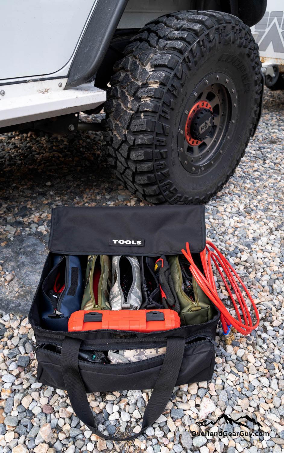 Overland Tool Bag - Complete Set-duckduckjeep-offroad-wrangler-gladiator-3d-jeep duck-custom duck-Jeep-The Quacktory-Fun Jeep Ducks-Ducks4Jeep