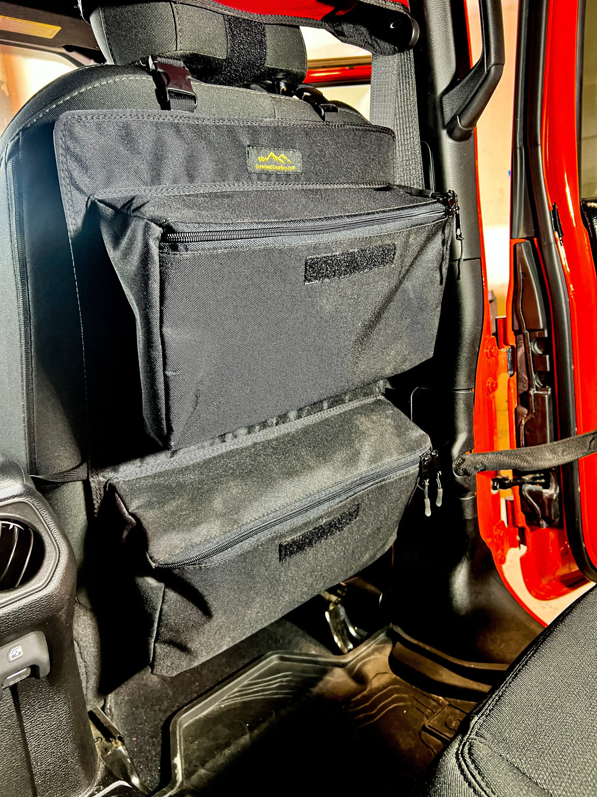 Overlander 2 Seat Organizer-duckduckjeep-offroad-wrangler-gladiator-3d-jeep duck-custom duck-Jeep-The Quacktory-Fun Jeep Ducks-Ducks4Jeep